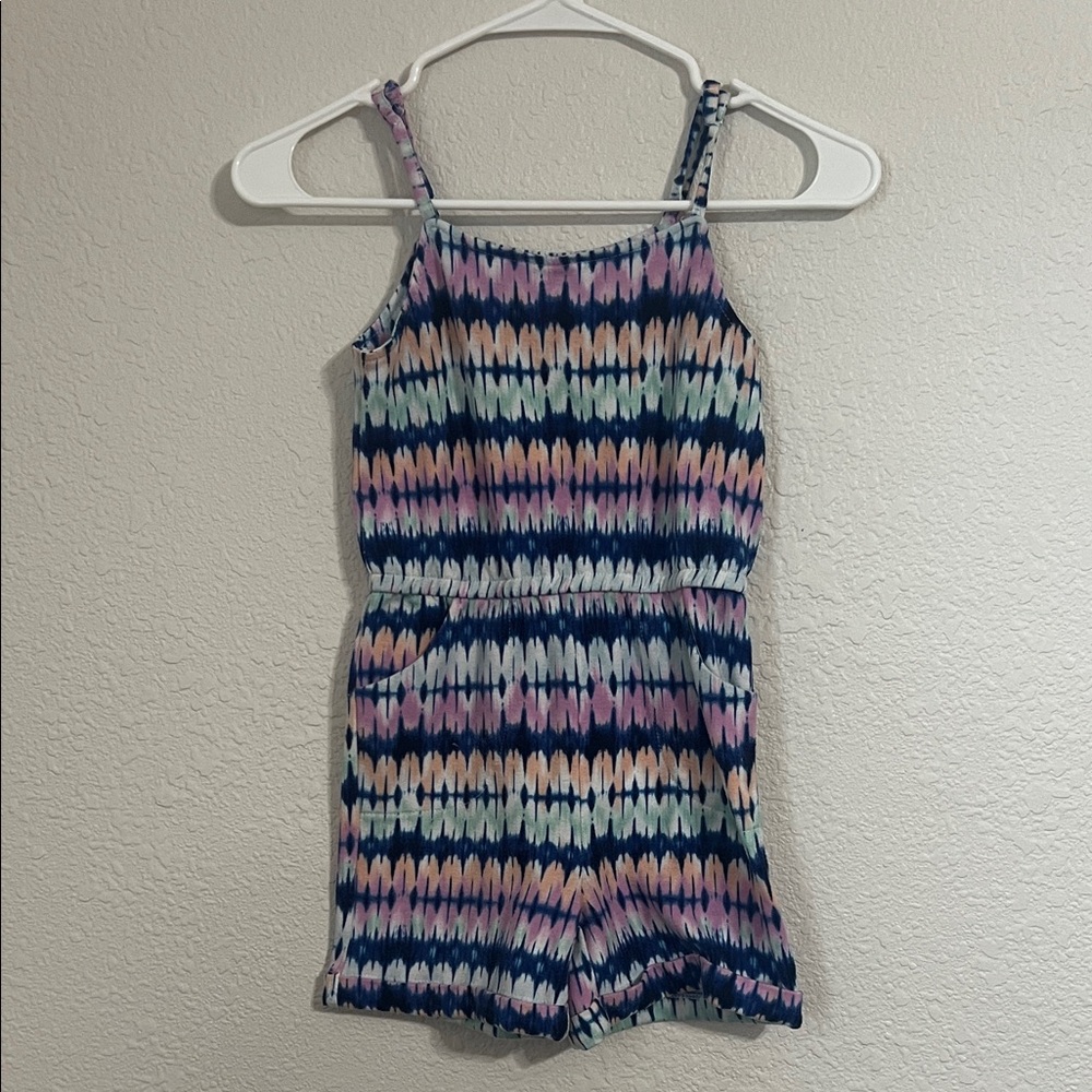 Kids Multicolor Patterned Romper -Size 5/6